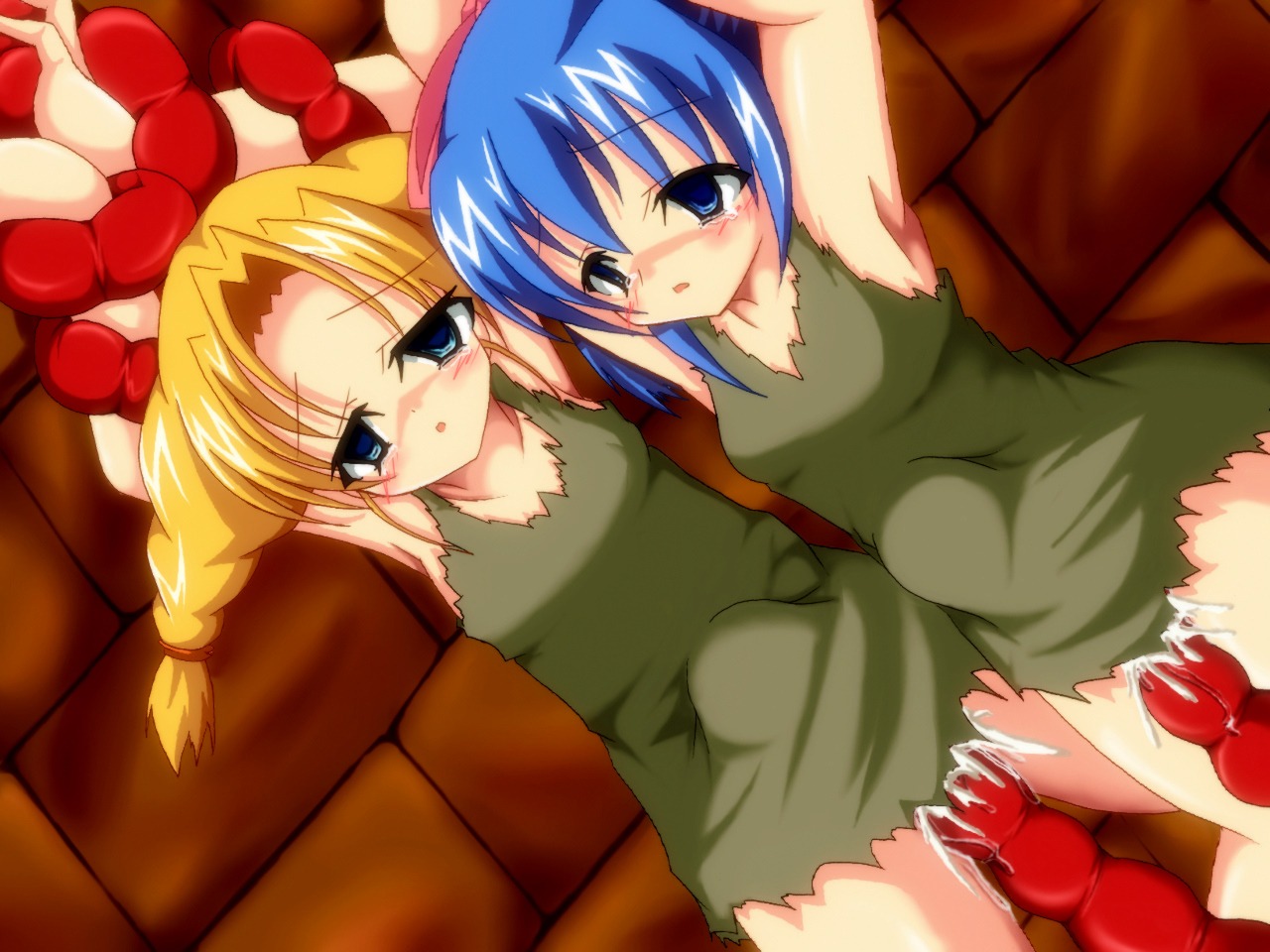 bianca_whitaker blush clothing cum dragon_quest dragon_quest_v dress female flat_chest flora_(dragon_quest) kitsune_mimi_manjuu monster nera_briscoletti rule34 tentacle young