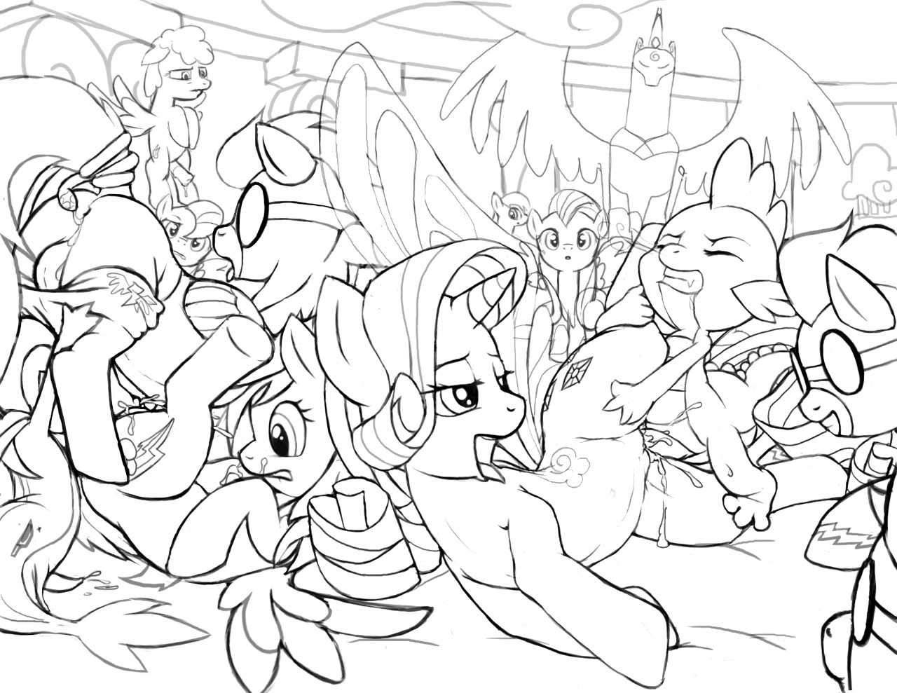 baginazard black_and_white crossover derpy_hooves dragon equine female feral fluttershy_(mlp) friendship_is_magic horse male my_little_pony pegasus pokemon pokemon_(species) pony rainbow_dash_(mlp) rarity_(mlp) rule34 scalie smooth_skin snivy soarin soarin_(mlp) spike_(mlp) spitfire spitfire_(mlp) unicorn wonderbolts_(mlp)