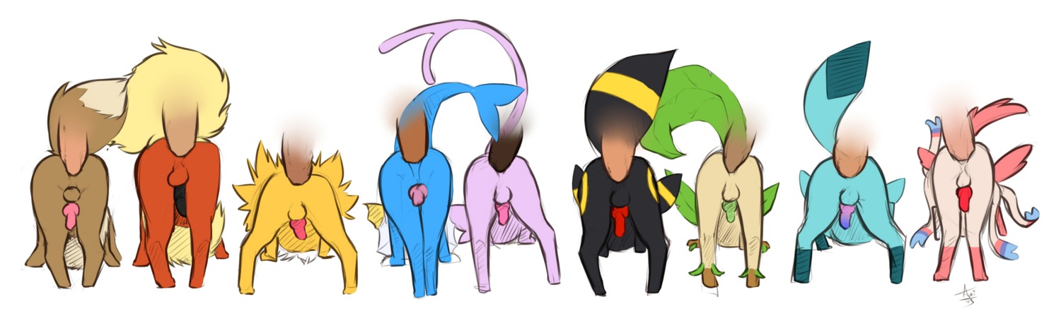 2013 all_fours anal anal_penetration animal_genitalia animal_penis aogami ass_up backsack balls bestiality black_penis blue_body blue_fur bow_(anatomy) brown_body brown_fur butt canid canine canine_genitalia canine_penis color_edit colored colorful_theme dipstick_tail disembodied_penis doggystyle e621 eevee eeveelution erection espeon evolutionary_family faceless_character faceless_male feral feral_penetrated fin flareon forked_tail from_behind_position fur generation_1_pokemon generation_2_pokemon generation_4_pokemon generation_6_pokemon genitals glaceon green_body green_penis group group_sex hi_res human human_on_feral human_penetrating human_penetrating_feral interspecies jolteon knot leaf leaf_ears leaf_tail leafeon leg_markings lineup male male/male male_penetrated male_penetrating male_penetrating_male mammal markings nintendo nude orgy parallel_sex penetration penis pink_body pink_fur pokemon pokemon_(species) purple_body purple_fur purple_penis raised_tail red_body red_fur red_penis ribbons_(anatomy) sex signature simple_background socks_(marking) spread_legs spreading sylveon tail tail_fin tail_markings take_your_pick tan_body tan_fur taste_the_rainbow third-party_edit umbreon unusual_anatomy unusual_tail vaporeon waiting_in_line white_background white_body white_fur yellow_body yellow_fur
