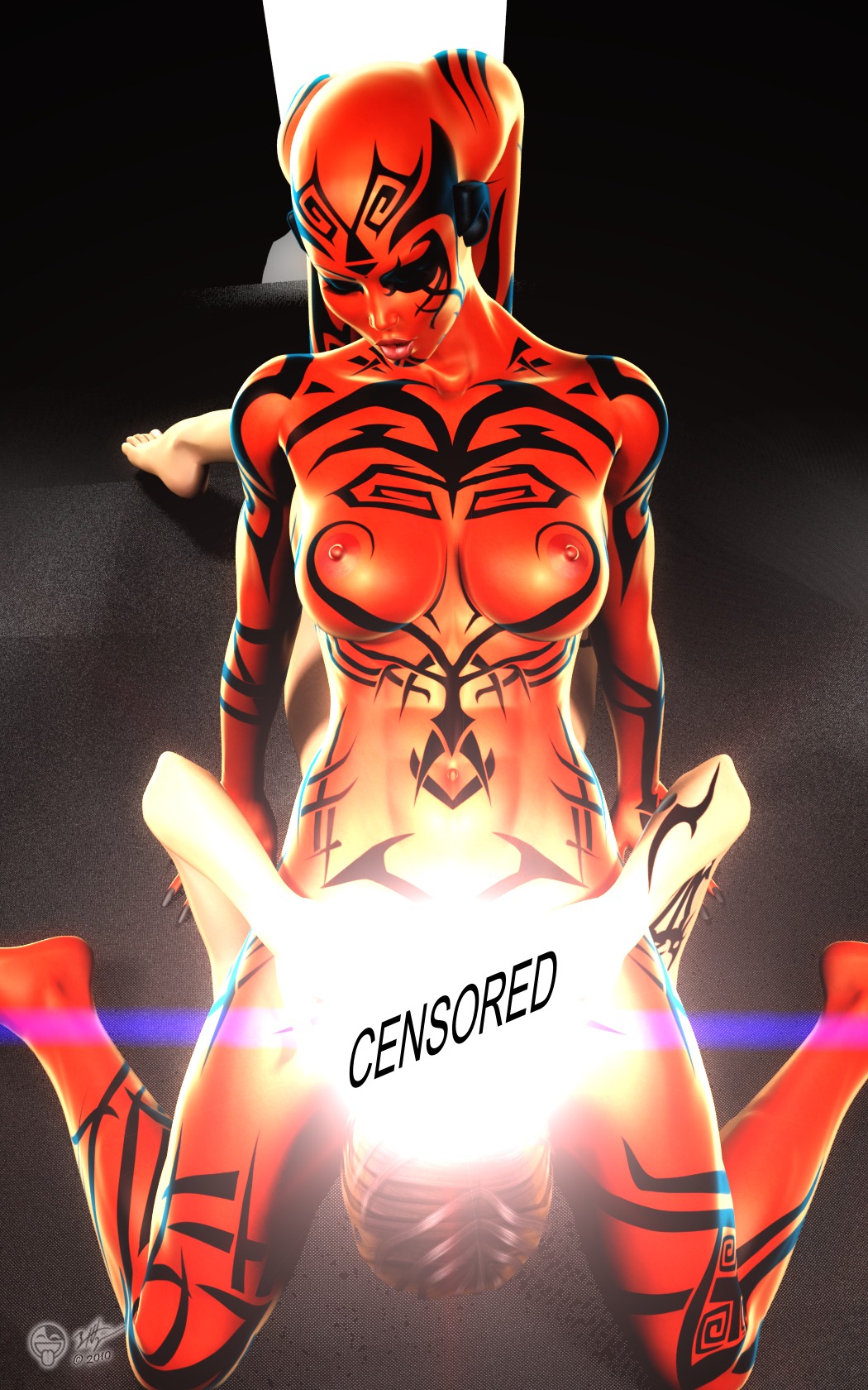 2010 3d alien censored darth_hell darth_talon female red_skin rule34 sith star_wars star_wars:_legacy tattoo twi'lek