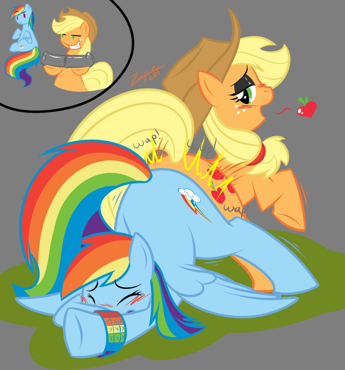 <3 applejack_(mlp) blonde_hair blue_fur earth_pony equine female female_only feral friendship_is_magic fur horse multiple_females my_little_pony orange_fur pegasus pony rainbow_dash_(mlp) rainbow_hair rainbow_tail rule34 straight_hair tail transparent_background yellow_tail yuri zajice