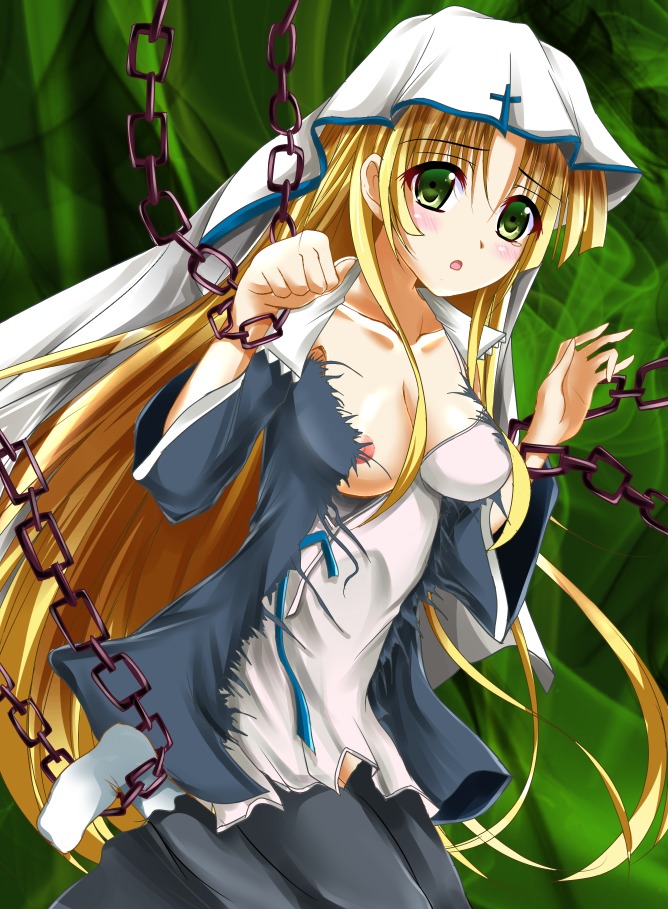 1girls asia_argento bondage female high_school_dxd rule34 solo tagme