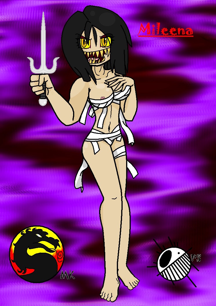 2d female mileena mortal_kombat rule34 tagme