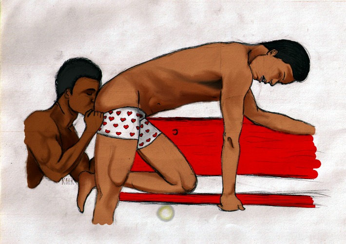 2boys abed_nadir anilingus boxers community dark-skinned_male dark_skin eating_ass face_in_ass gay heart_underwear male male_only rule34 tagme troy_barnes underwear_down yaoi