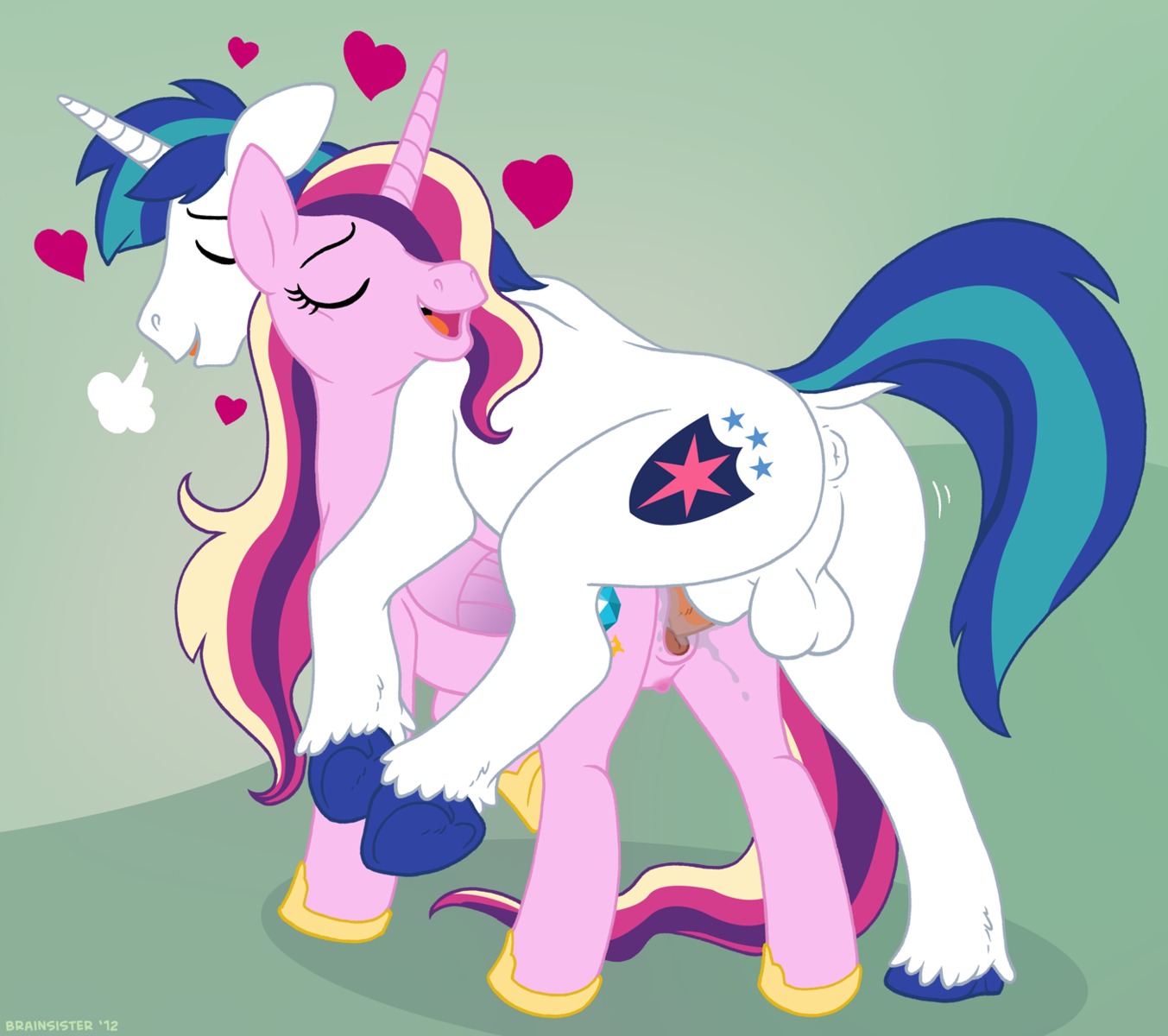 animal_genitalia animal_vulva anus backsack balls bodily_fluids brainsister canon_couple clitoral_winking clitoris cum cutie_mark dock_(anatomy) duo e621 equid equine equine_genitalia equine_vulva erection eyes_closed feathered_wings feathers female female_penetrated feral feral_on_feral friendship_is_magic from_behind_position genital_fluids genitals hair happy happy_sex hasbro heart_symbol hi_res hooves horn intraspecies male male/female male_penetrating male_penetrating_female mammal multicolored_hair my_little_pony mythological_creature mythological_equine mythology nipples nude penetration penile penile_penetration penis penis_in_vagina pink_body pink_feathers princess_cadance_(mlp) romantic romantic_couple sex shining_armor_(mlp) simple_background tail teats two_tone_hair unicorn vaginal vaginal_fluids vaginal_penetration vulva winged_unicorn wings