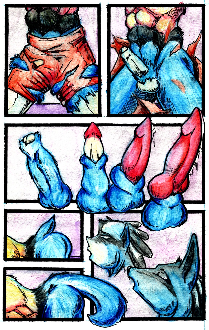 1boy animal_penis anthro balls ballsack blue_fur canine canine_penis color erection fluffy_tail foreskin furry human humanoid_penis knotted_penis lucario male male_only male_pubic_hair nintendo nude nude_male partially_retracted_foreskin penis pokemon pokemon_(species) pokemon_transformation pubic_hair retracted_foreskin rule34 scrotum sketch smooth_penis solo tail testicles transformation uncircumcised uncut