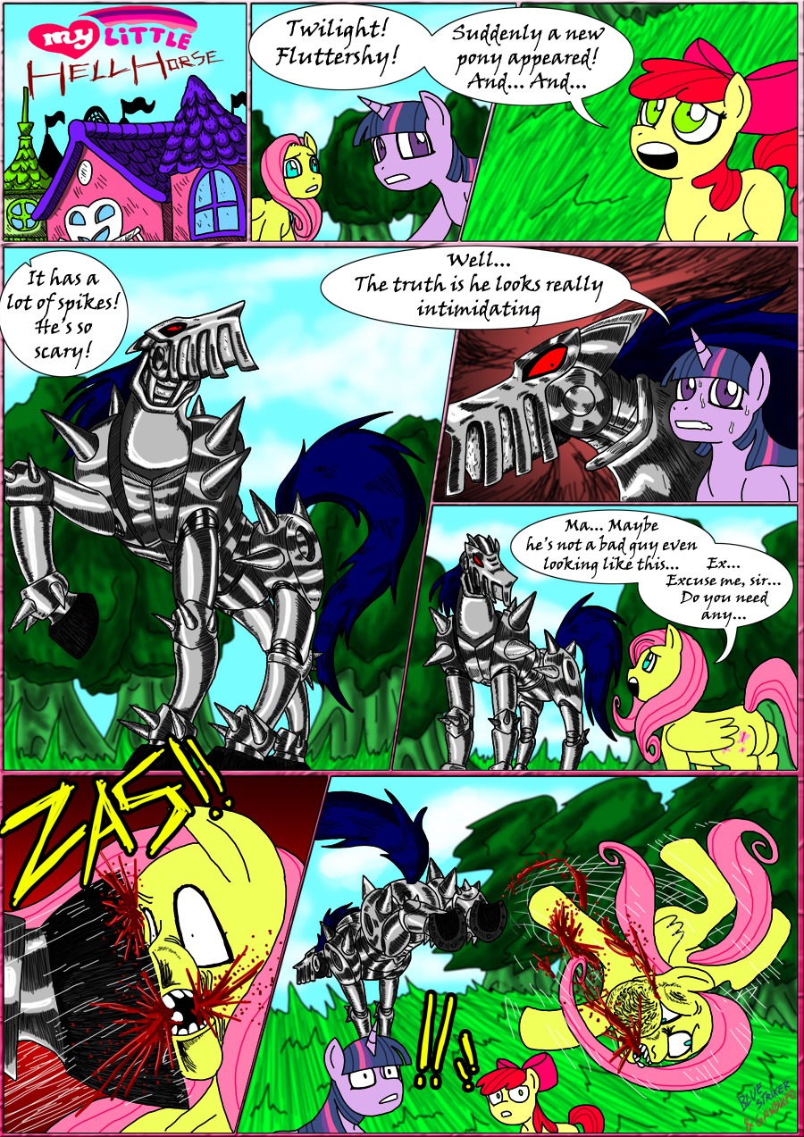 2012 accessory apple_bloom_(mlp) blood blue_eyes bluestrikerbomber bodily_fluids bow_(feature) bow_accessory bow_ribbon comic cutie_mark dialogue e621 earth_pony english_text equid equine feathered_wings feathers female feral fluttershy_(mlp) friendship_is_magic fur green_eyes group hair hair_accessory hair_bow hair_ribbon hasbro hi_res horn horse kick mammal multicolored_hair my_little_pony mythological_creature mythological_equine mythology pegasus pink_hair pony purple_body purple_eyes purple_fur purple_hair quadruped red_hair ribbons tail text twilight_sparkle_(mlp) two_tone_hair unicorn wings yellow_body yellow_feathers yellow_fur young young_feral