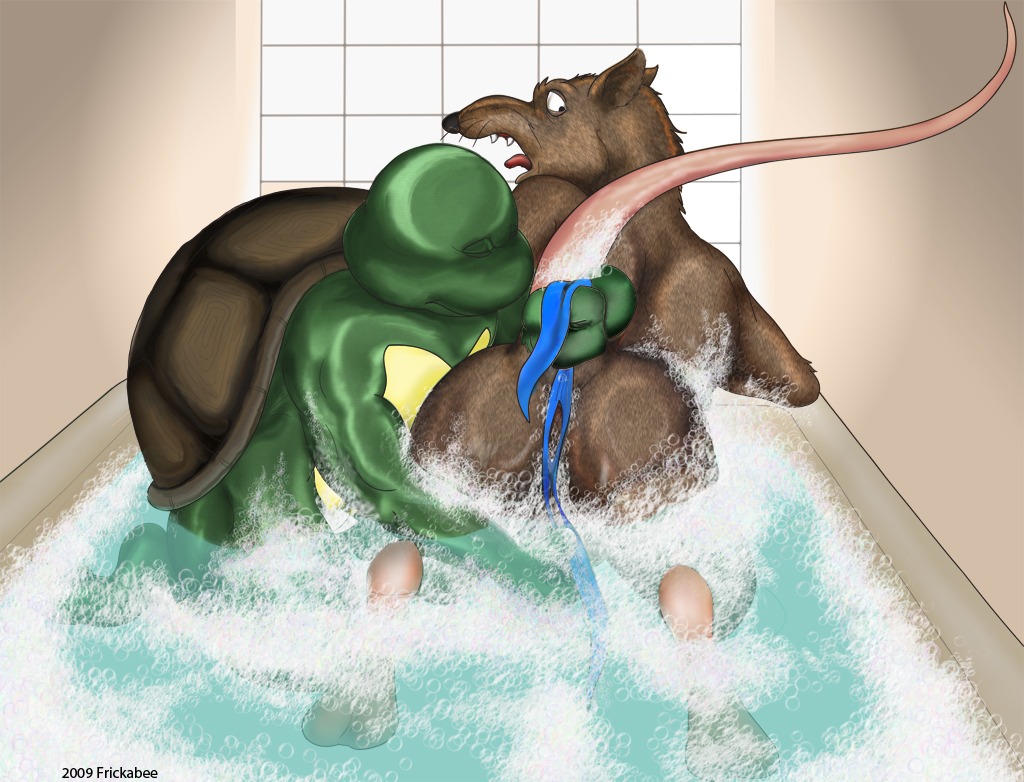 2009 anthro frickabee incest leonardo male male_only master_splinter master_splinter_(tmnt_1987) rat reptile rodent rule34 scalie tagme teenage_mutant_ninja_turtles tmnt_1987 turtle