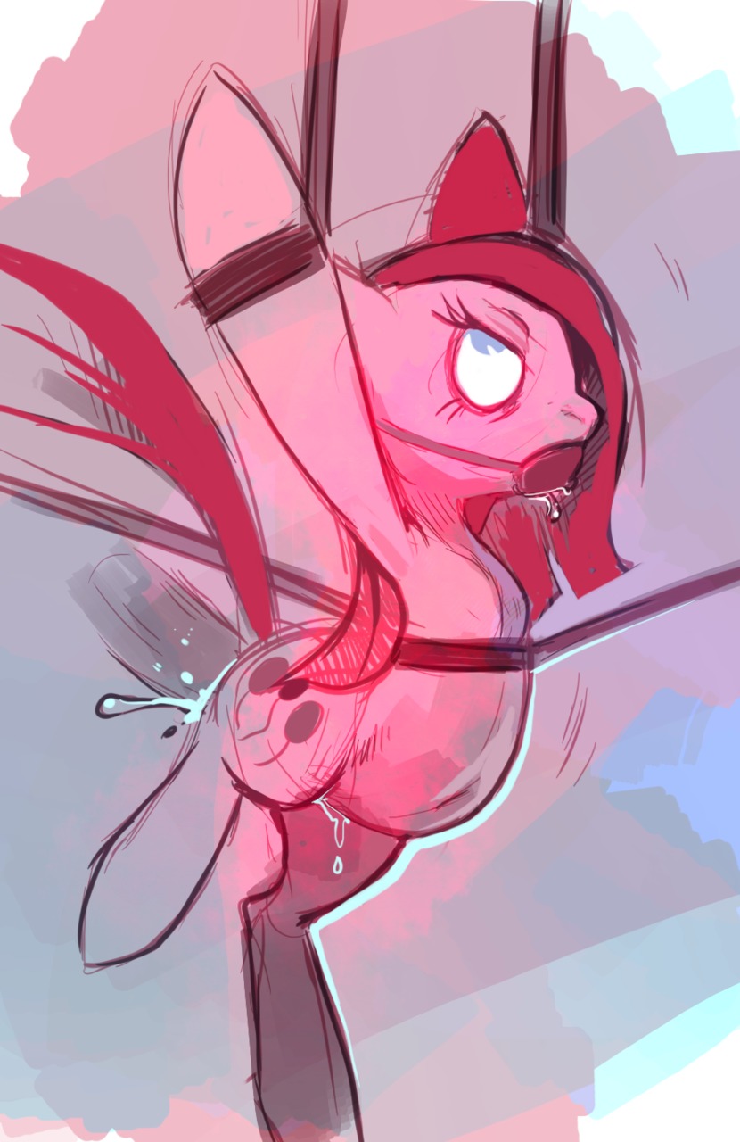 earth_pony equine female feral friendship_is_magic horse my_little_pony pinkie_pie_(mlp) pony purplekecleon rule34 smooth_skin tagme