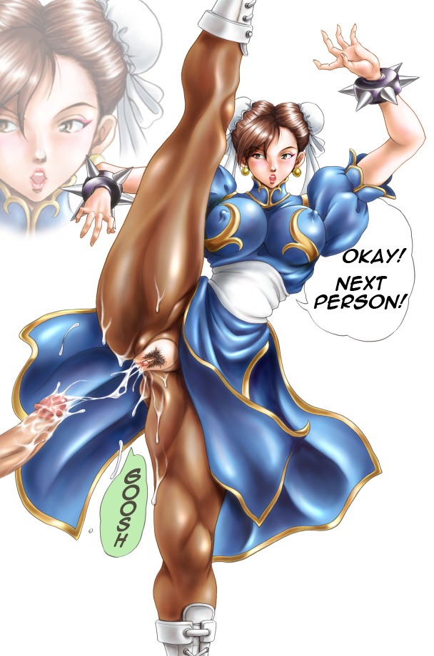 capcom chun-li dusty_heaven faceless_male female male rule34 straight_hair street_fighter tagme