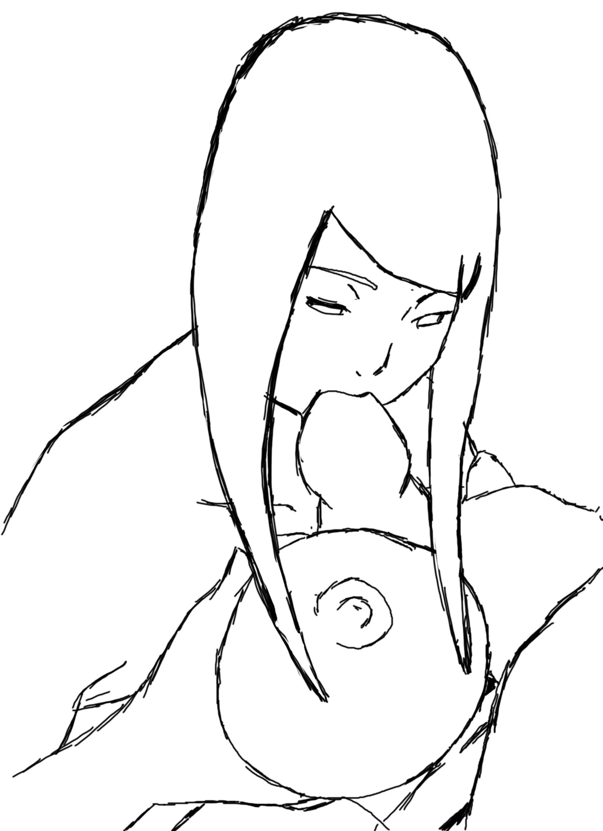 breasts fellatio female human humanoid male milf monochrome naruto naruto_(series) oral paizuri rule34 straight uzumaki_kushina