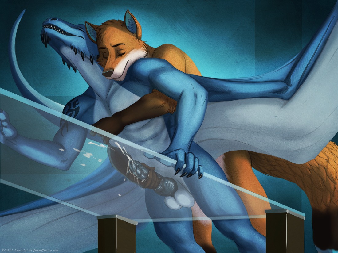 2013 4:3 anal anal_penetration animal_genitalia anthro anthro_on_anthro balls biceps black_penis blue_body blue_penis blue_skin bodily_fluids brown_body brown_fur brown_nose canid canine claws cum cum_while_penetrated cumshot cypher dragon duo e621 ejaculation erection european_mythology eyes_closed fangs fox from_behind_position fur genital_fluids genitals grin handjob happy happy_sex horn interspecies knot logifox lunalei male male/male male_penetrated male_penetrating male_penetrating_male mammal membrane_(anatomy) membranous_wings muscular mythological_creature mythological_scalie mythology nude orange_body orange_fur orgasm pecs penetration penile penis portrait reach_around reptile scales scalie sex smile tail tattoo teeth three-quarter_portrait western_dragon white_body white_fur wings