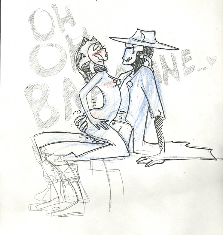 1boy 1girls ahsoka_tano cad_bane clone_wars cowgirl_position duros female female_on_top fishbunny male on_top ride riding rule34 sketch star_wars tagme the_clone_wars:_season_one togruta