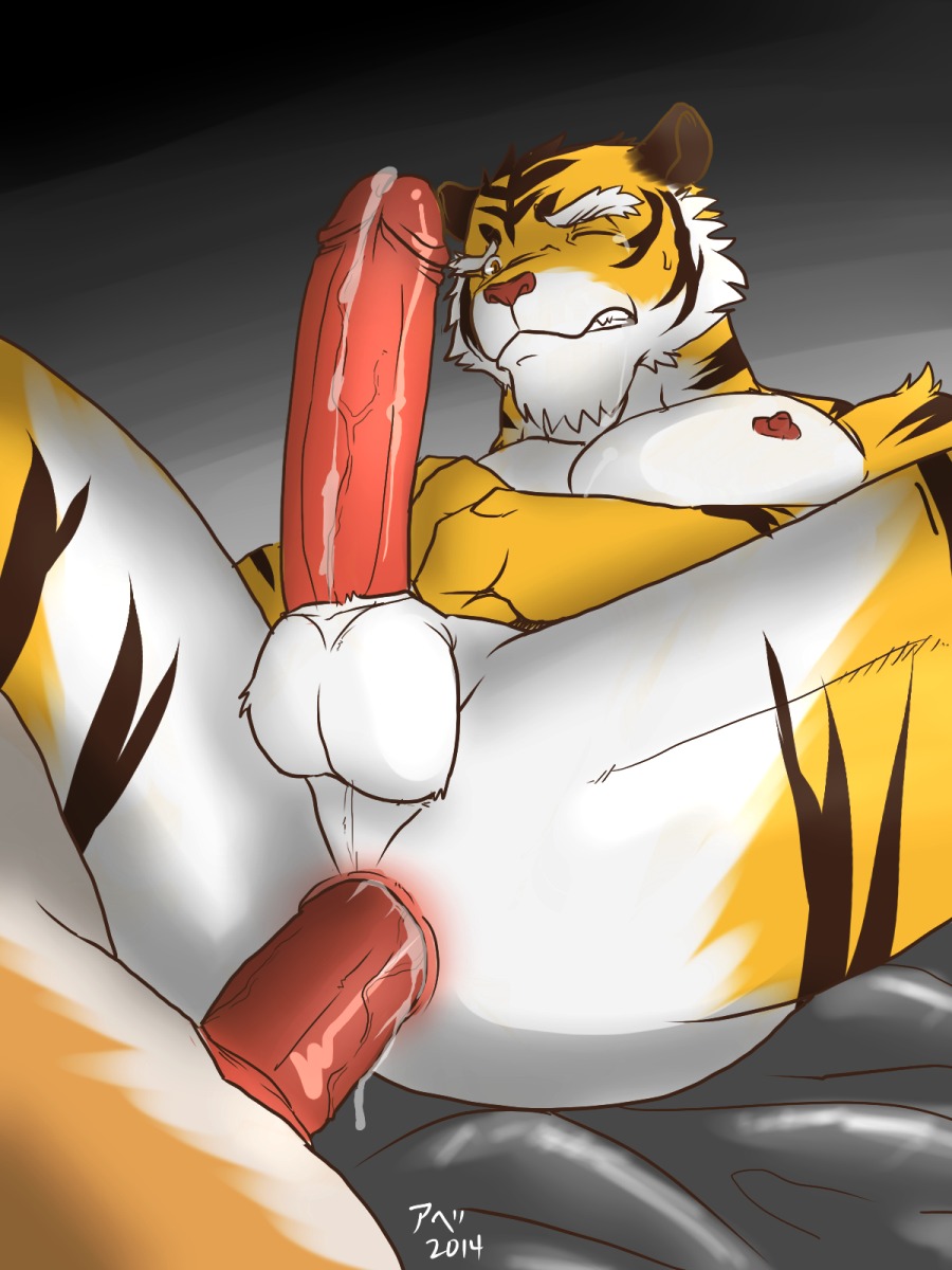 2014 3:4 amber_eyes anal anal_penetration animal_genitalia anthro anus balls big_muscles big_penis bodily_fluids brown_body brown_eyes brown_fur butt clenched_teeth cum cum_string duo e621 erection faceless_character faceless_male fangs felid fur genital_fluids genitals hentist hi_res humanoid_genitalia humanoid_penis leaking lying male male/male male_penetrated male_penetrating male_penetrating_male mammal markings muscular muscular_male nipples nude on_back one_eye_closed orange_body orange_fur pantherine pecs penetration penis pink_nose precum sex sheath spread_legs spreading stripes tan_body tan_fur tears teeth tiger toragami_gaou vein white_body white_fur wink