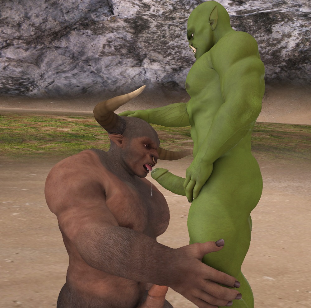 dark-skinned_male dark-skinned_sub dark_skin gay male male/male male_only multiple_males orc orc_male rule34 tagme tauren tauren_male yaoi