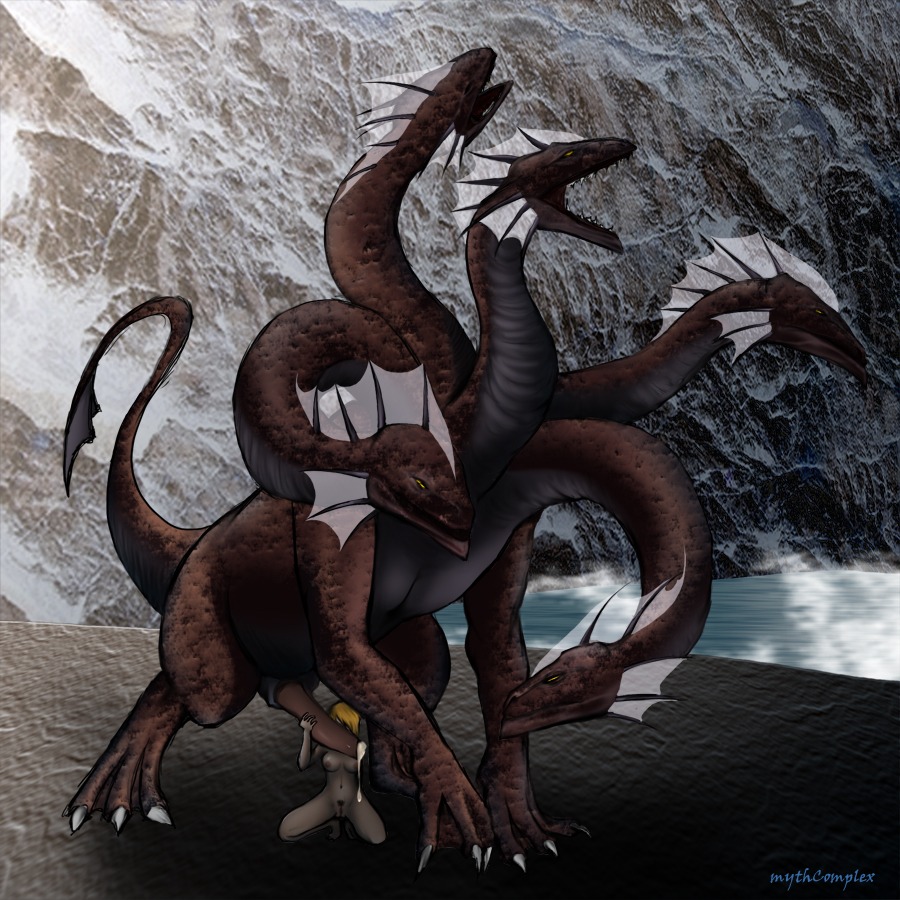 1:1 5_heads animal_genitalia bestiality bodily_fluids breasts cum cum_drip digitigrade dripping duo e621 erection european_mythology extreme_size_difference fellatio female female_on_feral feral genital_fluids genitals greek_mythology human human_on_feral hydra interspecies larger_male male male/female male_on_human mammal multi_head mythcomplex mythology nipples oral outside penile penis precum quadruped scalie sex sheath size_difference size_play smaller_female tail