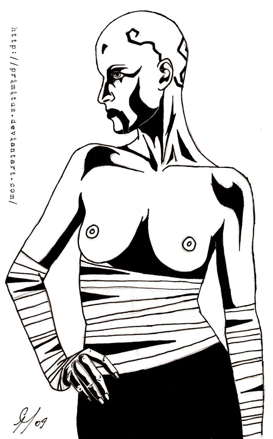 asajj_ventress black_and_white clone_wars dathomiri female rule34 star_wars tagme