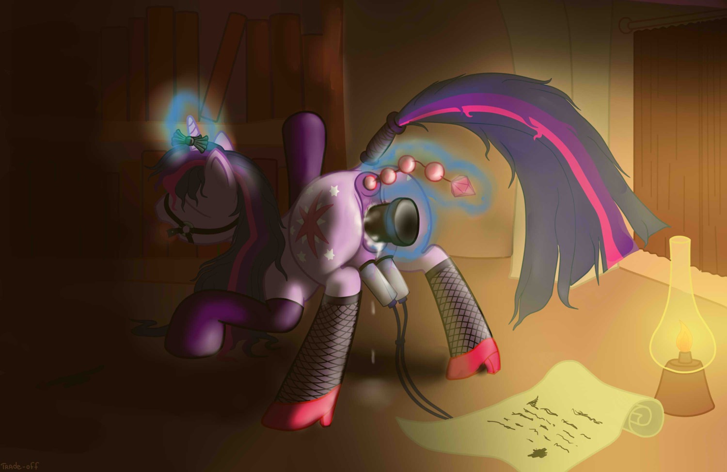 2013 anal anal_beads anal_masturbation anal_penetration anus ball_gag bodily_fluids breast_milking compression_artifacts cutie_mark dildo double_penetration dripping e621 equid equine female feral friendship_is_magic fur gag gagged genitals hair hasbro hi_res horn inside lactating lamp machine magic mammal masturbation milking_machine multicolored_hair my_little_pony mythological_creature mythological_equine mythology penetration purple_body purple_fur purple_hair ribbons sex_toy solo tail tail_wraps teats toying_self twilight_sparkle_(mlp) two_tone_hair unicorn unknown_artist vaginal vaginal_penetration vulva wraps