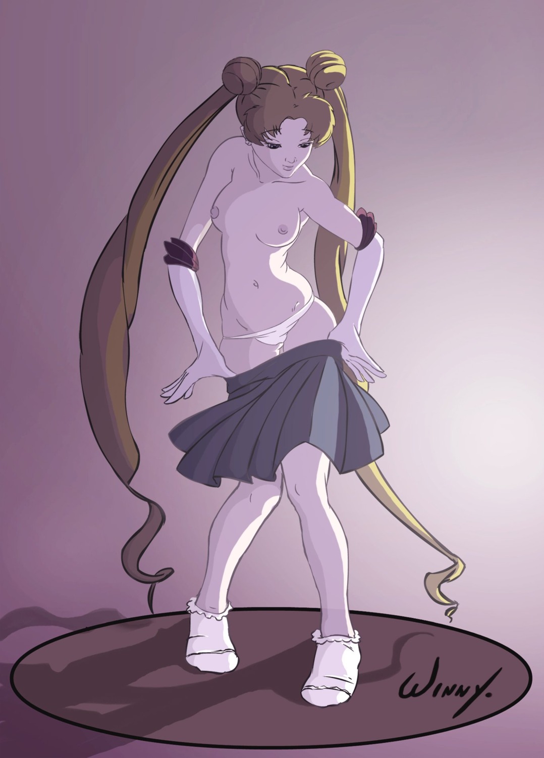 bishoujo_senshi_sailor_moon breasts clothing female panties rule34 sailor_moon skirt small_breasts tagme undressing usagi_tsukino winny_(artist)