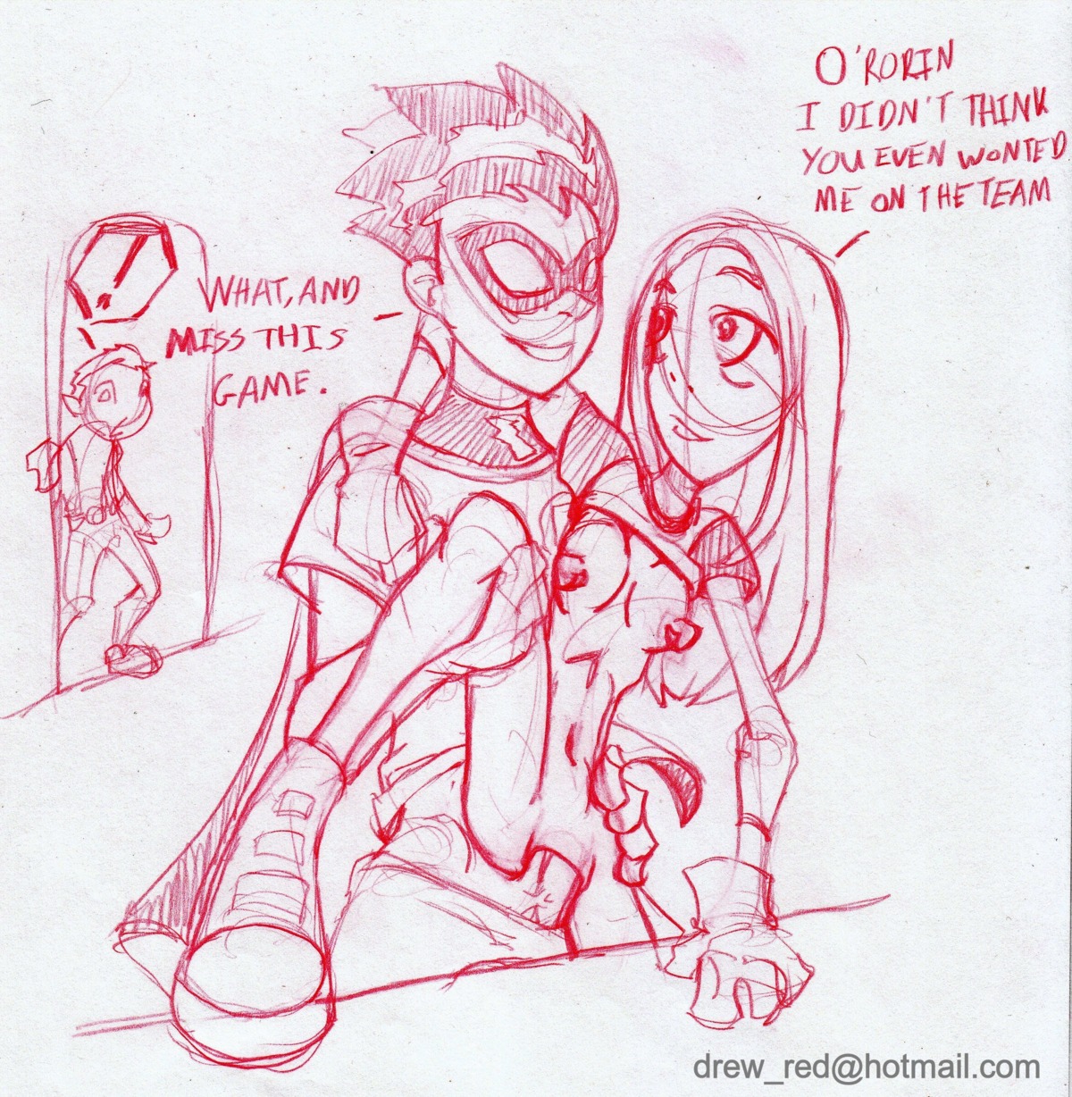 1girls 2boys beast_boy dc dc_comics dick_grayson english_text female human male monochrome multiple_boys multiple_males reddrew robin_(dc) robin_(dick_grayson) rule34 sex sketch straight teen_titans terra text