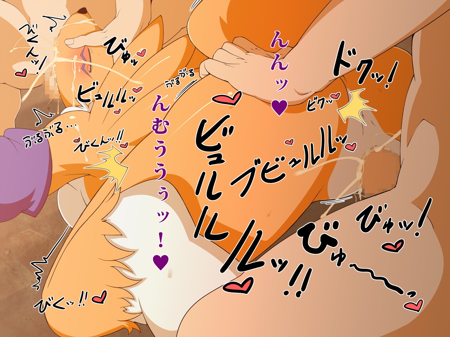 canine censored comic cum digimon digital_sex_sleeve female fox heart japanese_text male mosaic_censoring multicolored_body multicolored_fur penis renamon rule34 sindoll text translation_request two-tone_body two-tone_fur white_body white_fur yellow_body yellow_fur