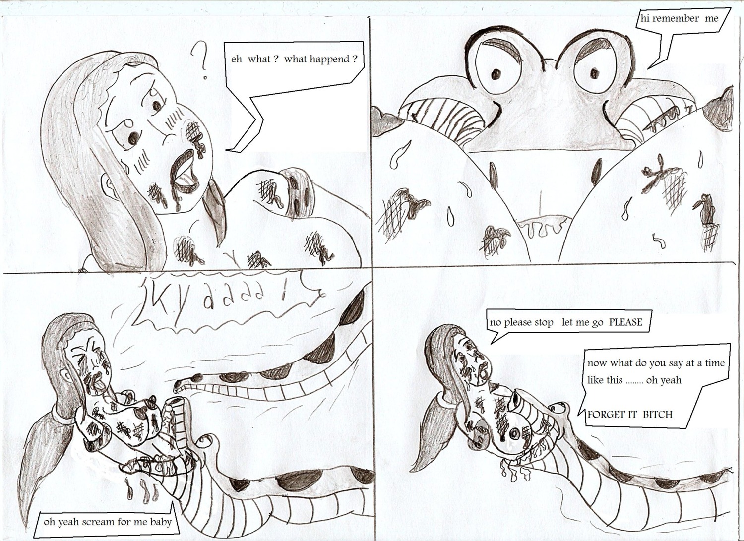 begging_for_life comic disney female jking kaa monochrome nipples rule34 shanti sketch snake snake_vore the_jungle_book vore