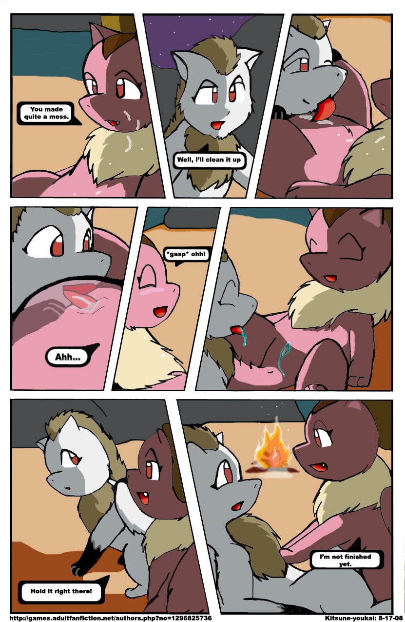 1boy 1girls comic cunnilingus cute_fang duo female feral feral_on_feral lunar_2:_eternal_blue male nall pussy ruby_(lunar) rule34 saliva sex straight