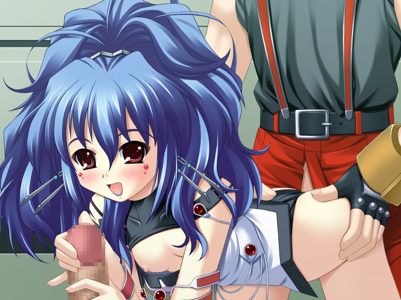 alfimi censored female kyosuke_nanbu marking_below_eyes rule34 super_robot_wars tagme