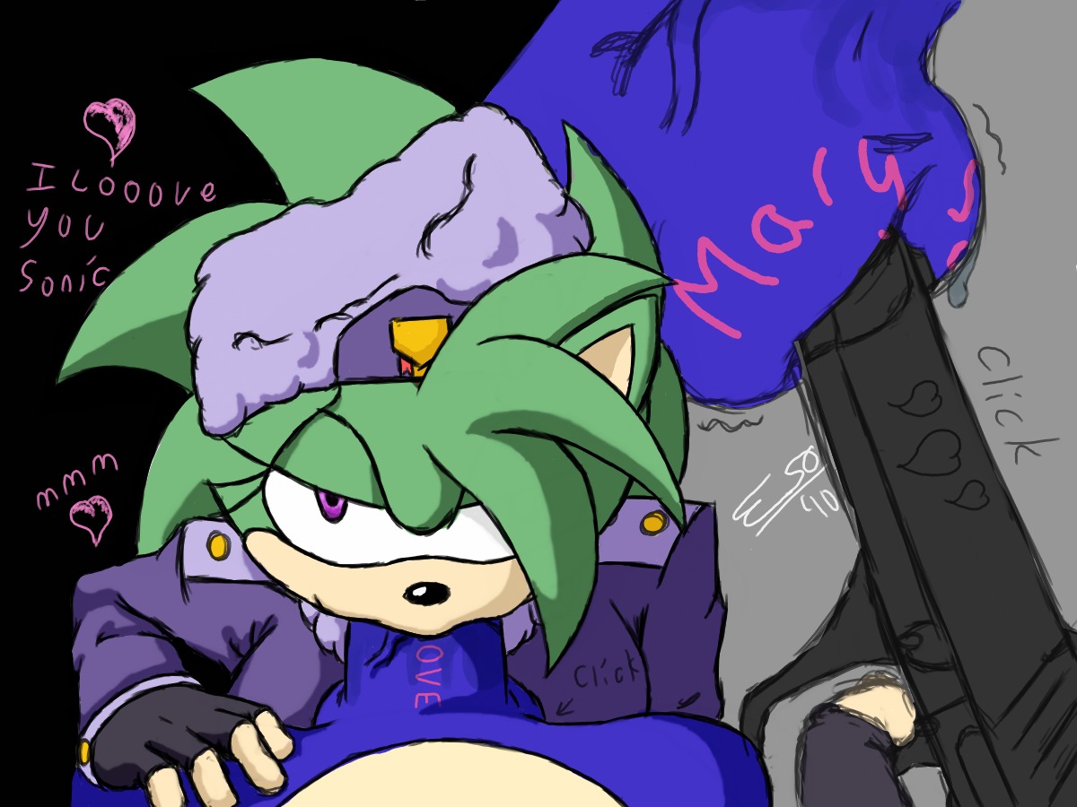 4:3 anthro balls blue_body blue_fur clothing duo e621 erection eulipotyphlan fellatio female female_penetrated fur genitals gun hedgehog looking_at_viewer male male/female male_penetrating male_penetrating_female mammal oral oral_penetration penetration penile penis pherociouseso purple_eyes ranged_weapon sega sex sonic_the_hedgehog sonic_the_hedgehog_(series) weapon