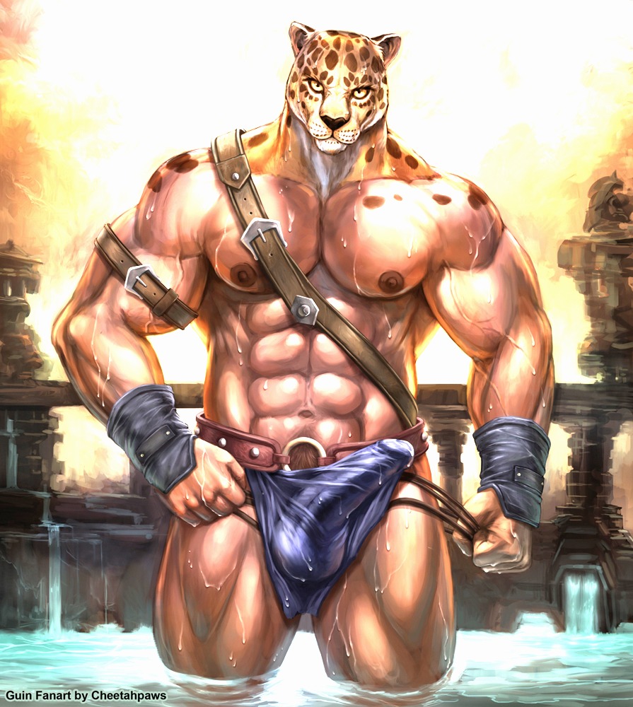 1boy cheetahpaws guin guin_saga male male_only rule34 solo tagme