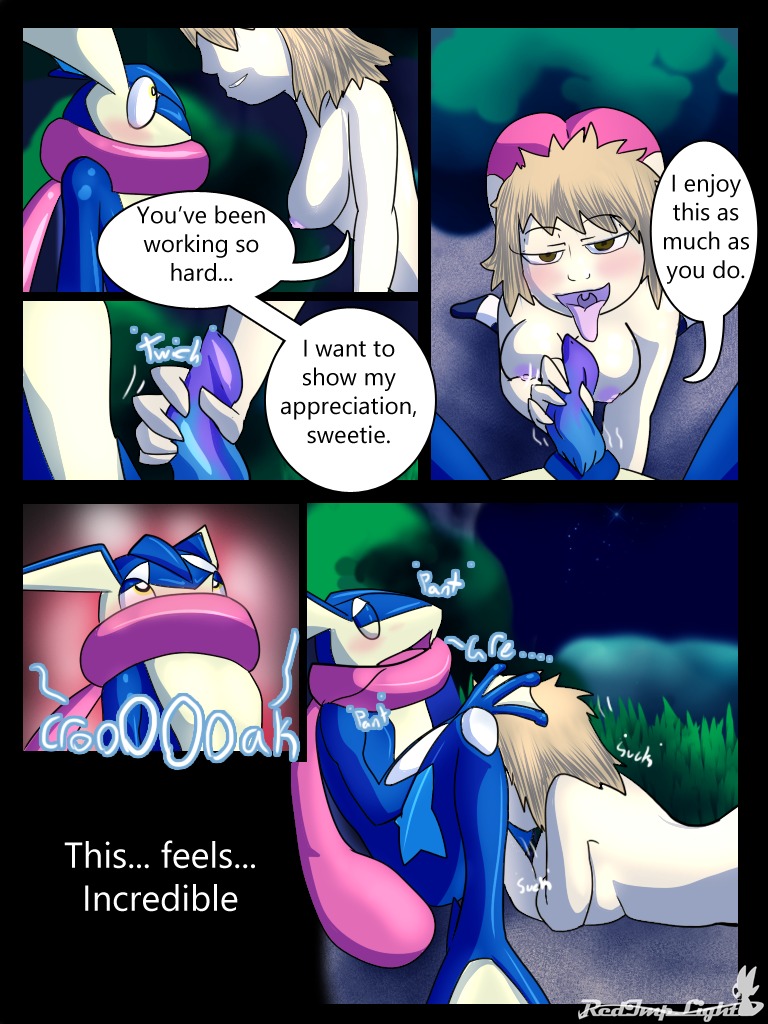 3:4 amphibian animal_noises anthro blonde_hair blue_body blush breasts breath brown_eyes brown_hair cherry_the_trainer_(redimplight) clothed clothing comic croaking cross-eyed detailed_background dialogue digital_media_(artwork) duo e621 english_text erection eye_roll eyes_closed feet fellatio female female_on_anthro forest generation_6_pokemon genitals grass greninja hair handjob human human_on_anthro interspecies light_body light_skin male male/female male_on_human mammal membrane_(anatomy) nature naughty_face night nintendo nipples open_mouth oral outside panties panting penile penis plant pokemon pokemon_(species) pokemon_speak pokephilia redimplight sex smile tan_eyes tan_hair text throbbing throbbing_penis toes tongue tongue_out topless tree underwear uvula webbed_feet webbed_hands yellow_eyes zero_(redimplight)