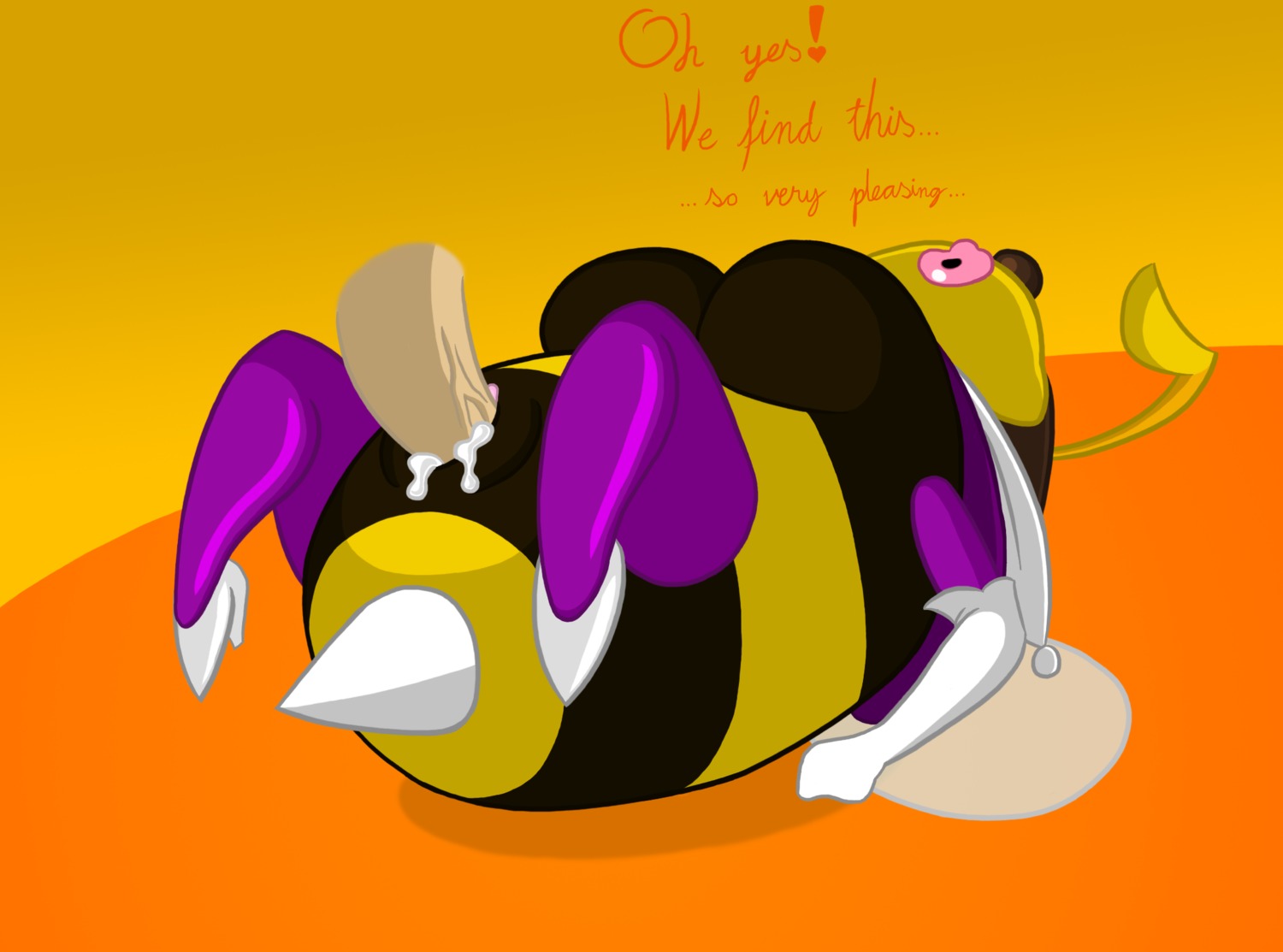 2012 arthropod bee big_breasts bodily_fluids breasts clothing cum cum_in_vagina cum_inside disembodied_penis duo e621 english_text erection female female_focus footwear genital_fluids genitals hi_res high_heels honey_queen human humanoid_genitalia humanoid_penis hymenopteran insect interspecies lips male male/female mammal mario_bros nintendo penis queen_bee sex shoes solo_focus super_mario_galaxy text thick_lips timoteihiv vaginal