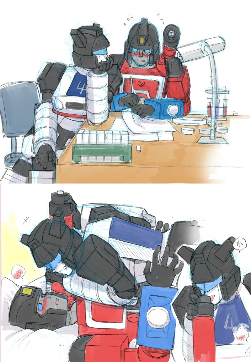 comic gay jazz_(transformers) male perceptor rule34 tohjo_sakana transformers