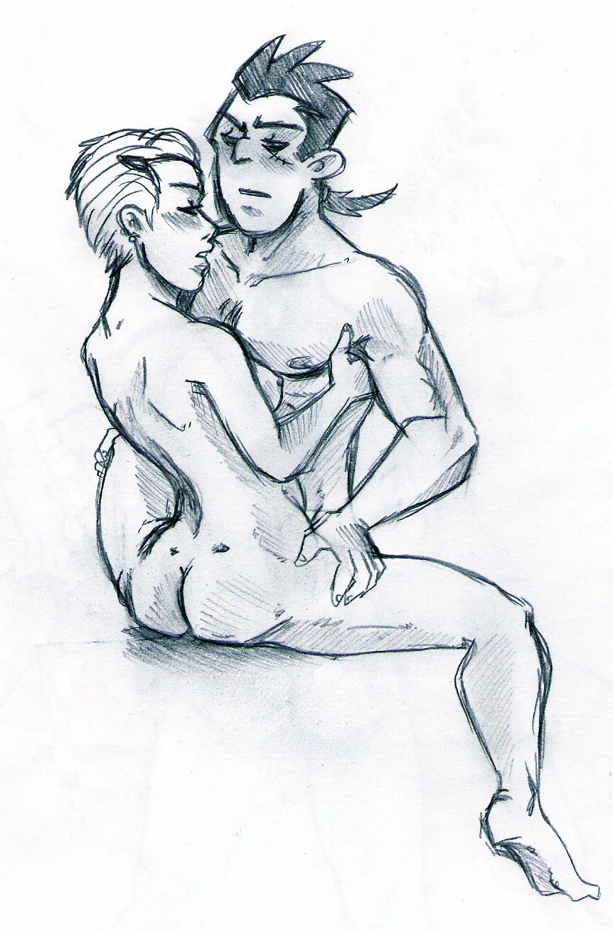 ass disney dr._drakken eyesless1703 female human kim_possible male monochrome nipples nude rough_sketch rule34 sitting straight straight_hair tagme