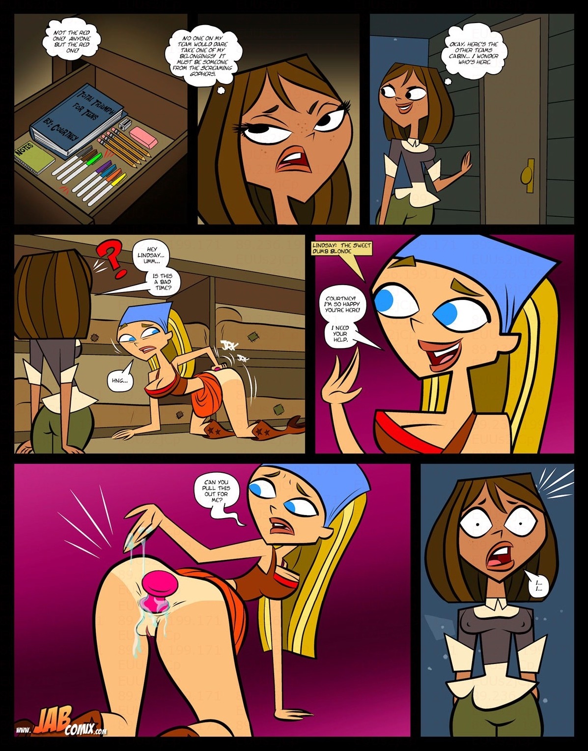 2girls anal anal_dildo anal_insertion big_breasts bimbo blonde_hair blue_eyes boots breasts busty buttplug caught_in_the_act cleavage courtney_(tdi) cowboy_boots female hair high_heel_boots human human_only humanoid jab large_breasts large_buttplug latina lindsay_(tdi) long_hair masturbation multiple_females multiple_girls pink_buttplug pussy rickfields rule34 sex_toy skirt stuck_toy total_drama_island western_boots yuri