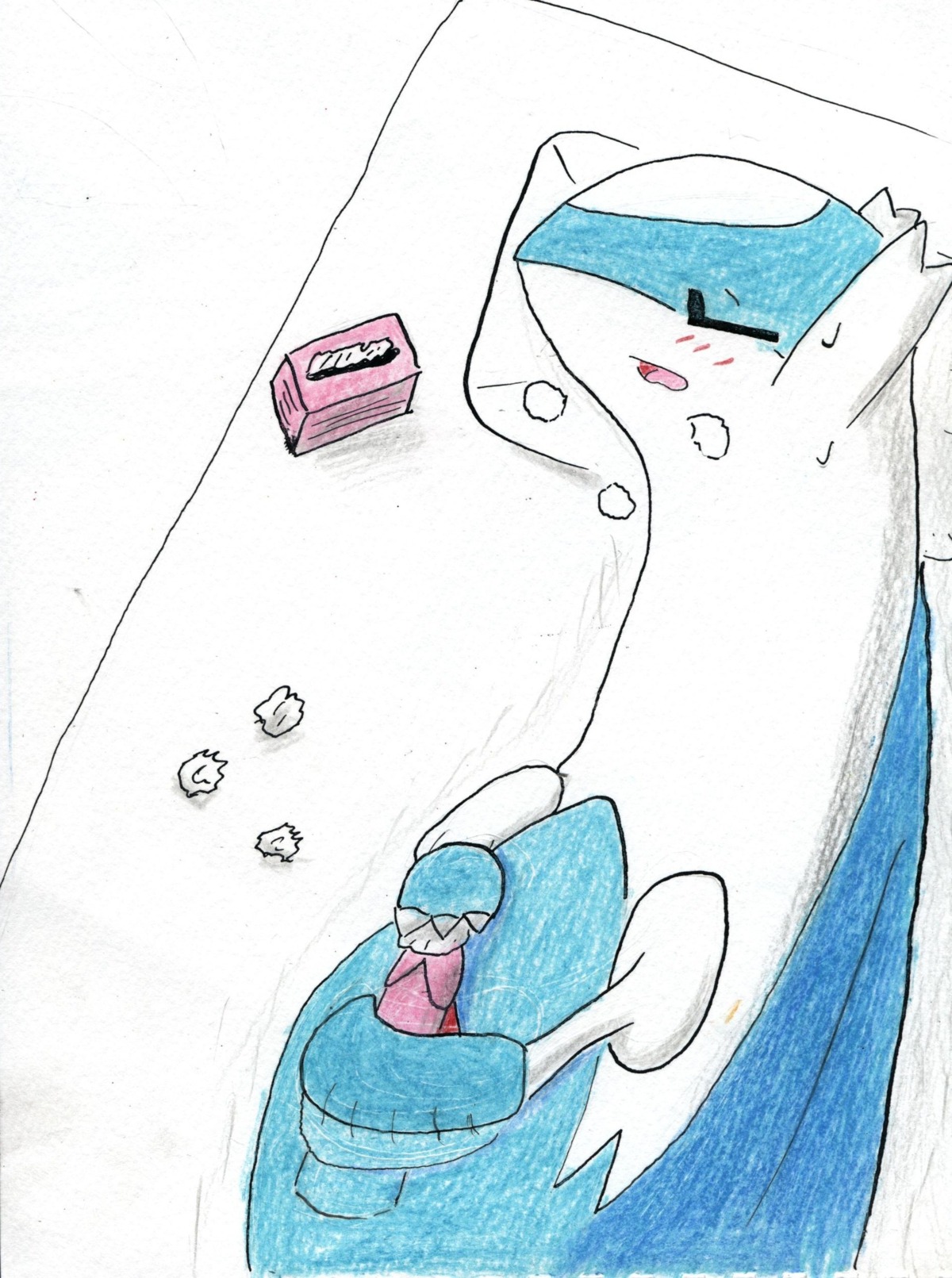 blush color feral handjob latios lying male male_only masturbation nude on_side penis pokemon pokemon_(species) rule34 solo tagme