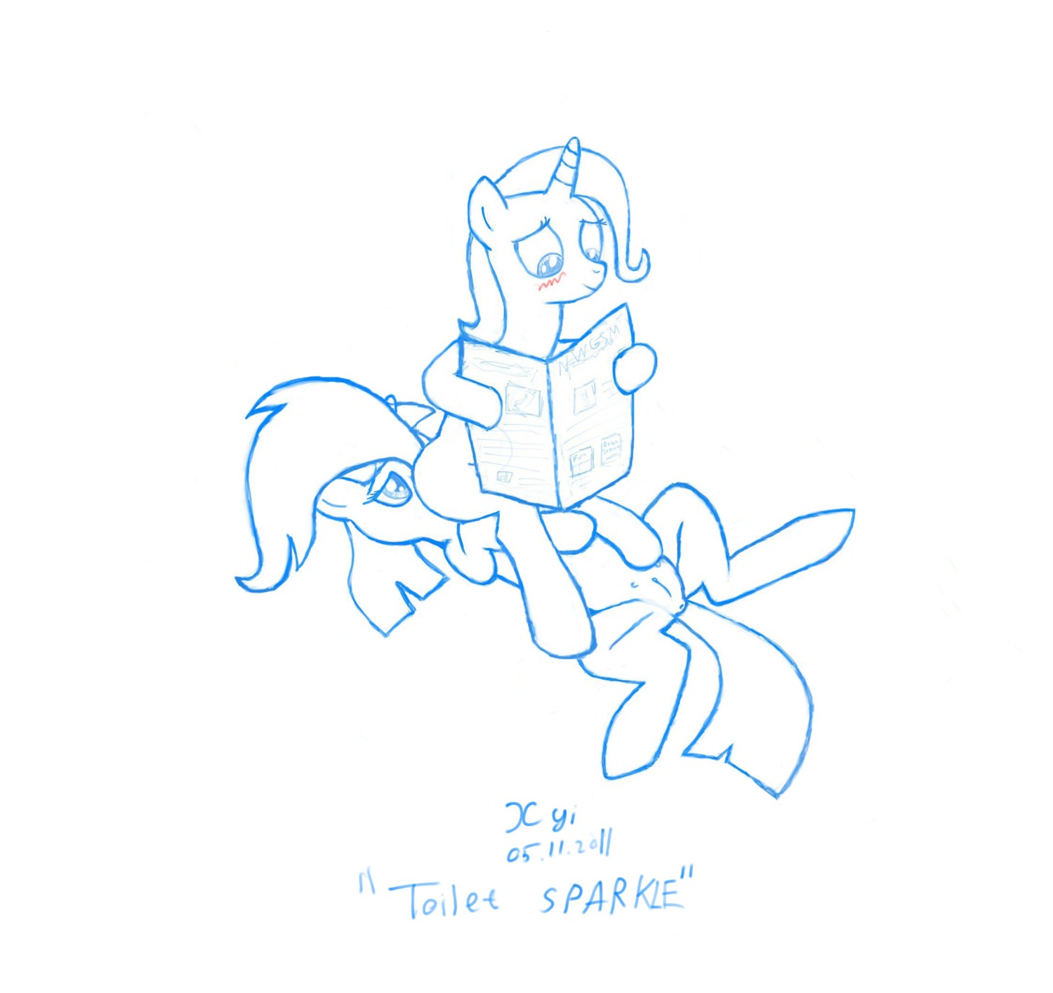 equine female feral friendship_is_magic my_little_pony mythological_creature mythological_equine mythology rule34 smooth_skin trixie_(mlp) trixie_lulamoon twilight_sparkle_(mlp) unicorn xyi