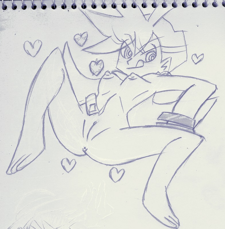 drawing female lucky23 panty_&amp;_stocking_with_garterbelt panty_anarchy rule34 tagme
