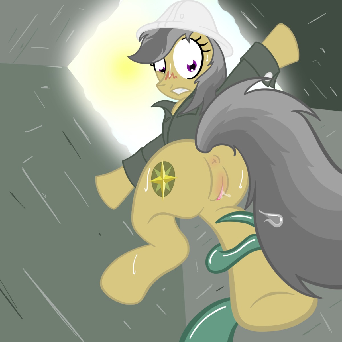 daring_do female friendship_is_magic my_little_pony pussy pussy_juice rule34 scared straight_hair sweat tagme taharon tentacle