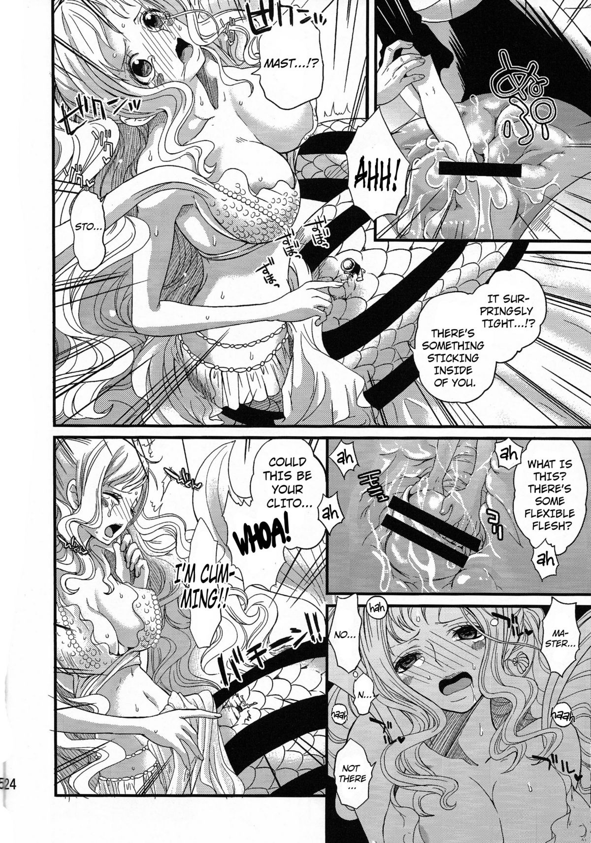 1boy 1girls censored clitoris comic female male merfolk mermaid monkey_d_luffy one_piece princess pussy rule34 shirahoshi size_difference vaginal vaginal_penetration voluptuous