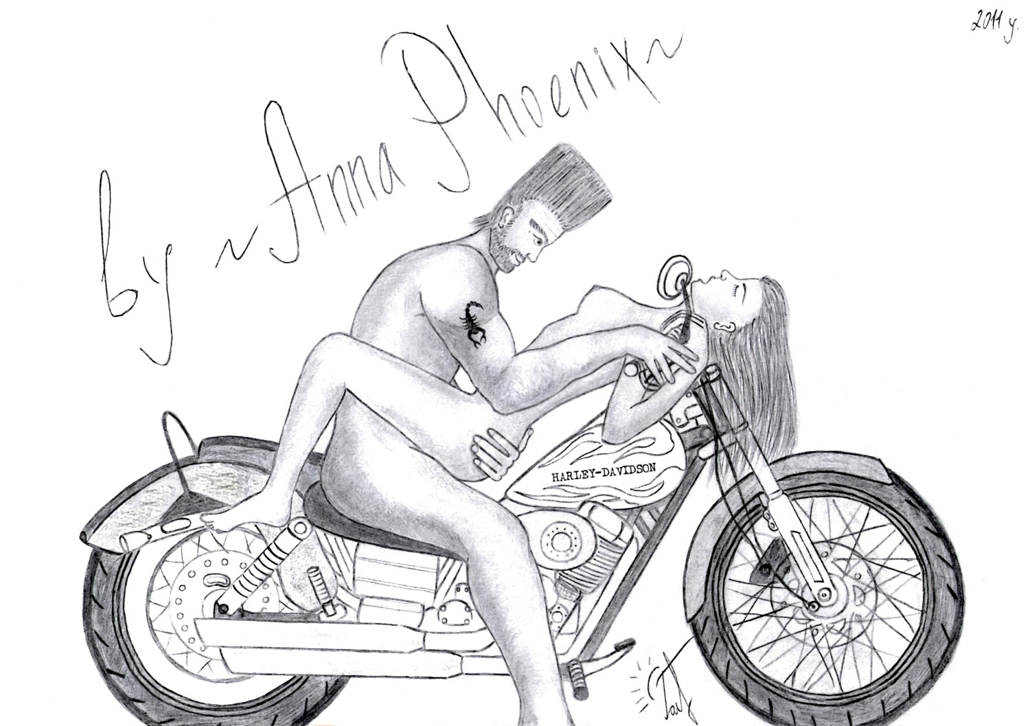 anna_phoenix bike female harley_davidson human male monochrome motorcycle nude orgasm paul_phoenix rule34 sex straight tekken