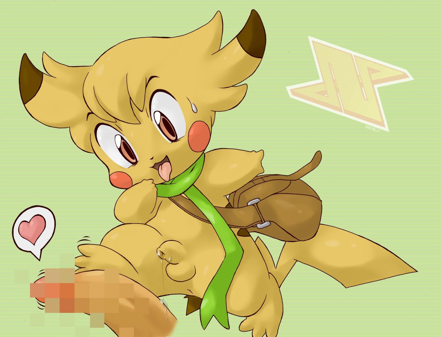 3_toes anthro bodily_fluids censored cum disembodied_penis duo e621 facial_markings feet feral foot_fetish foot_play footjob foreskin fur generation_1_pokemon genital_fluids genitals head_markings hi_res human human_on_anthro interspecies male male/male male_on_anthro male_on_human mammal markings mosaic_censorship nelly nintendo penile penis pikachu pokemon pokemon_(species) rodent scarf sex solo_focus tail toes yellow_body yellow_fur young