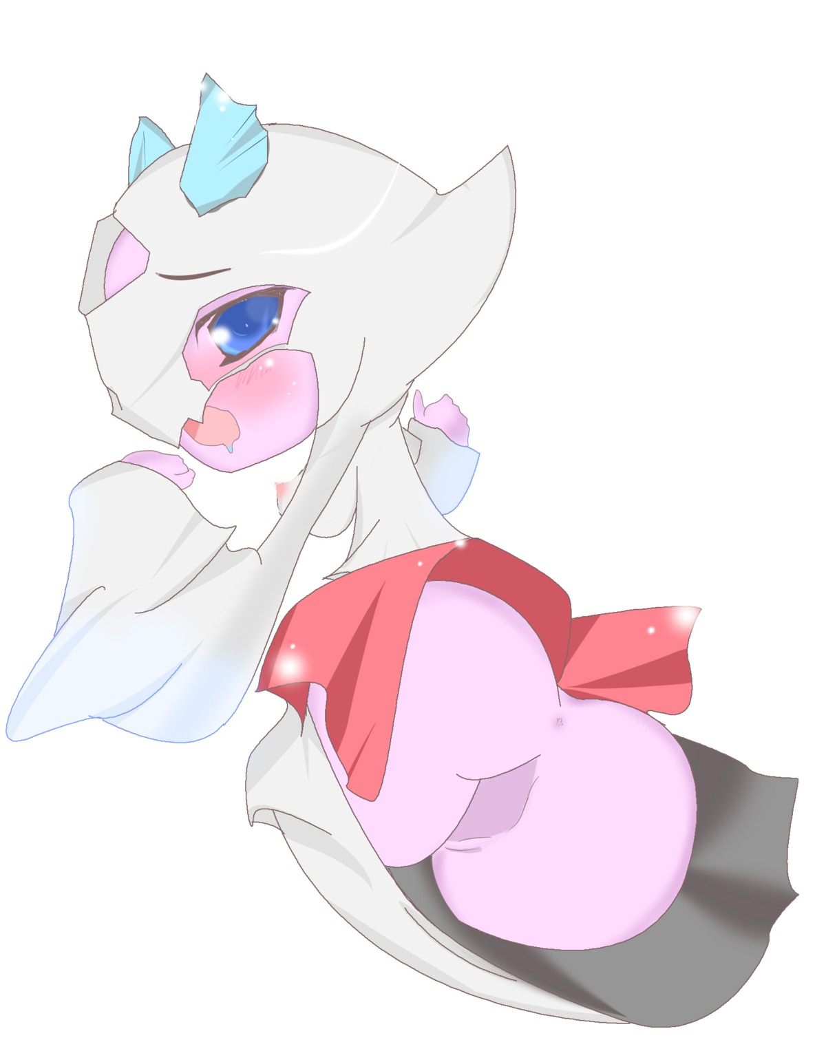 anus ass back_view breasts color female female_only froslass nintendo pokemon rule34 solo tagme