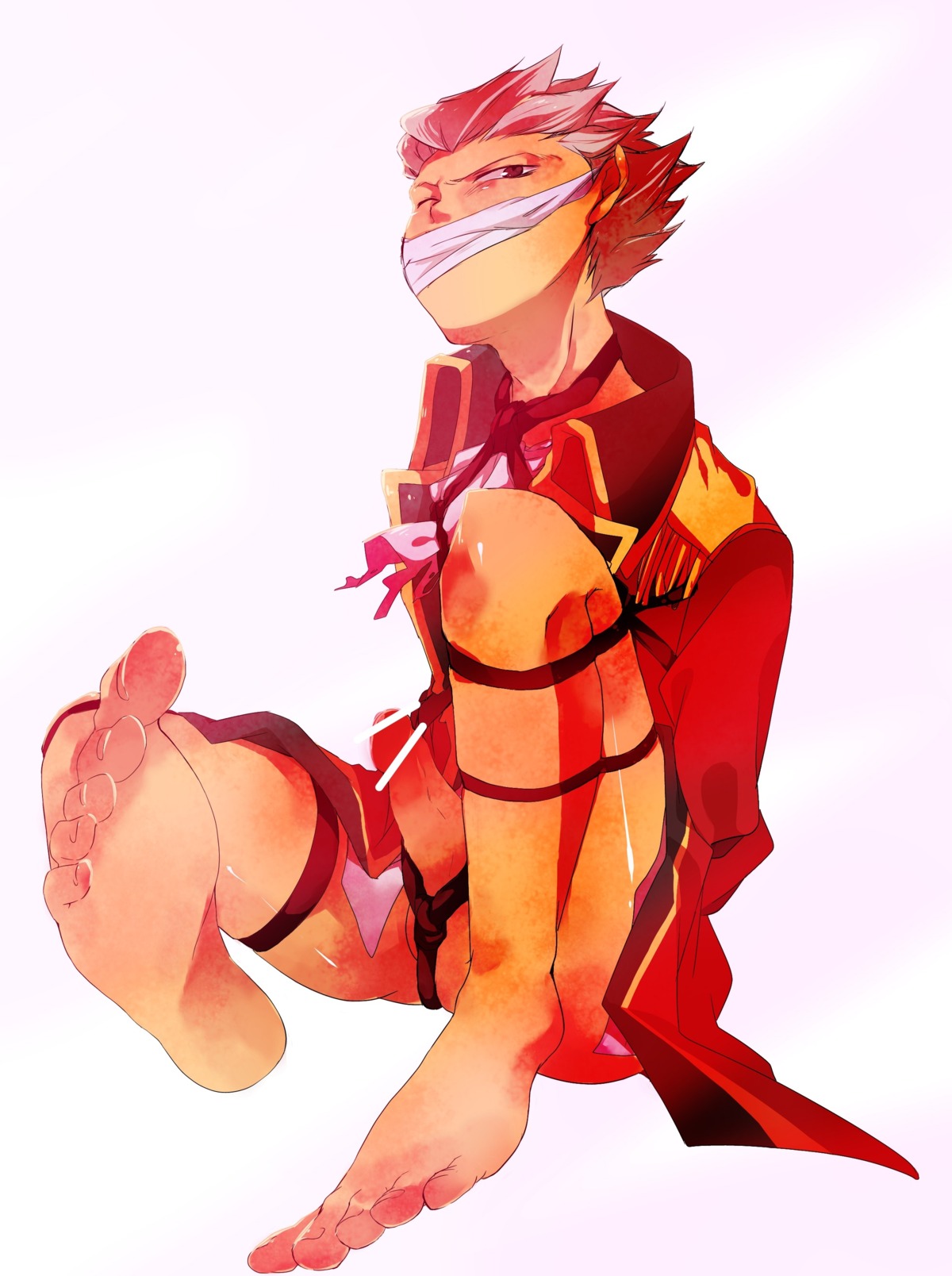 gay inazuma_eleven inazuma_eleven_(series) male rule34 shuuya_gouenji solo solo_male tagme