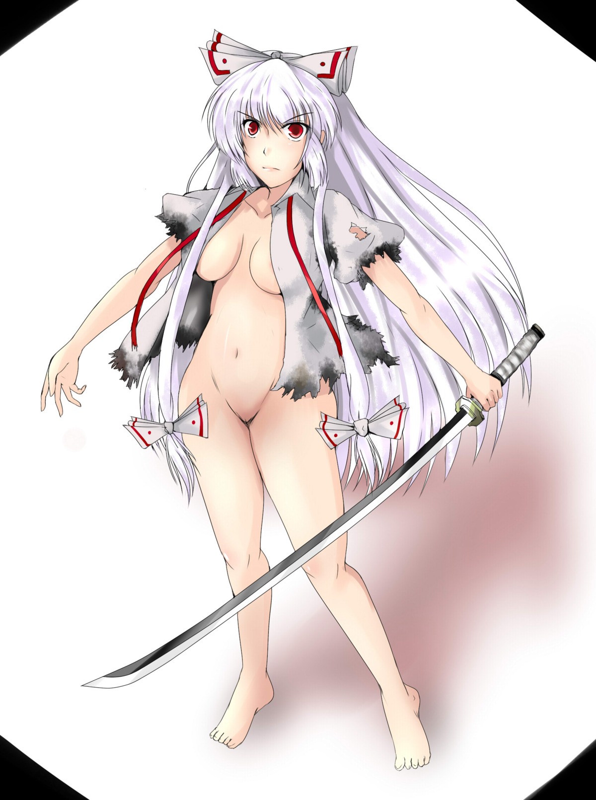 female fujiwara_no_mokou rule34 tagme touhou