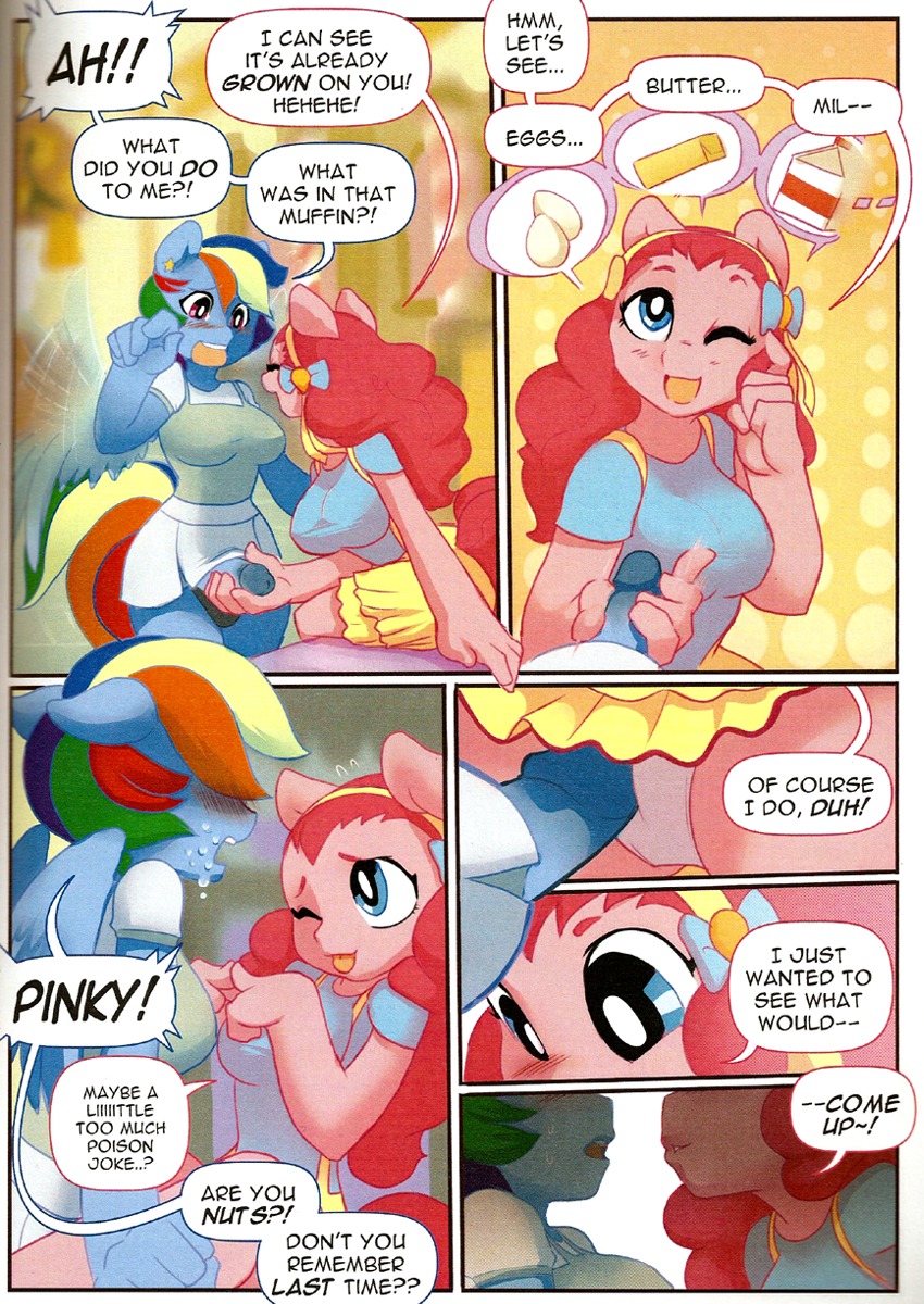 2012 anthro anthrofied blue_body blue_eyes blue_feathers blue_fur blue_penis blush clothing clubstripes comic dialogue digital_media_(artwork) duo e621 earth_pony english_text equid equine erection feathered_wings feathers female friendship_is_magic fur genitals gynomorph gynomorph/female hair handjob hasbro hi_res hoof_beat horse humanoid_genitalia humanoid_penis inside intersex intersex/female leche mammal multicolored_hair my_little_pony mythological_creature mythological_equine mythology panties pegasus penile penis pink_body pink_fur pink_hair pinkie_pie_(mlp) pony purple_eyes rainbow_dash_(mlp) rainbow_hair sex tail text underwear wings