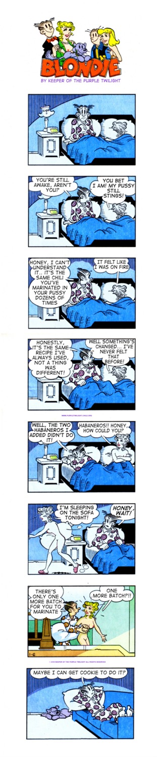 blondie_(comic) blondie_bumstead clothing comic comic_strip dagwood_bumstead daisy_bumstead edit female human rule34 tagme