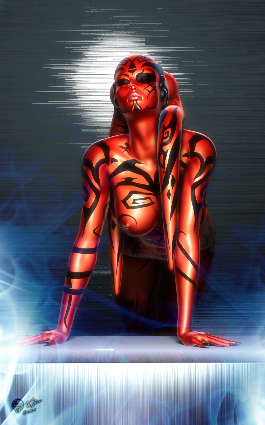 2011 3d alien darth_hell darth_talon female red_skin rule34 sith star_wars star_wars:_legacy tattoo twi'lek
