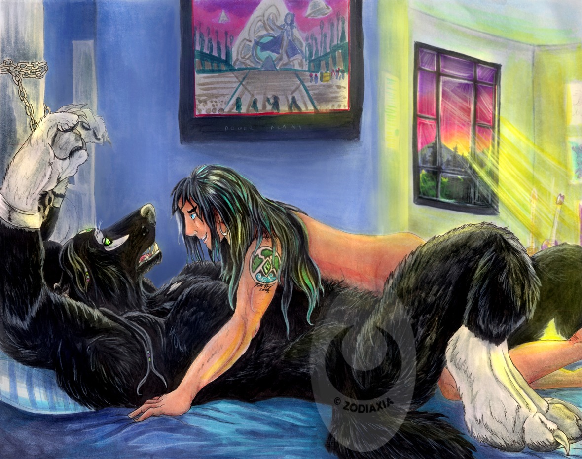 2013 album ambiguous_penetration anthro anthro_penetrated bdsm black_body black_fur black_hair blue_eyes bondage bound breasts canid canine canis chain chained cuff_(restraint) digital_media_(artwork) digital_painting_(artwork) digitigrade distracting_watermark duo e621 ear_piercing electric_guitar female female_on_human female_penetrated from_front_position fur gamma_ray green_eyes guitar hair highlights_(coloring) human human_on_anthro human_penetrating human_penetrating_anthro interspecies iron_cuffs larger_female larger_penetrated larger_sub light lying male male/female male_on_anthro male_penetrating male_penetrating_female mammal metal_cuffs missionary_position muscular musical_instrument on_back painting_(artwork) penetration piercing plant plucked_string_instrument poster restraints sex shackles size_difference smaller_male string_instrument submissive sunlight sunset tasteful tattoo tree watermark white_body white_fur window wolf zodiaxia zodiewolf