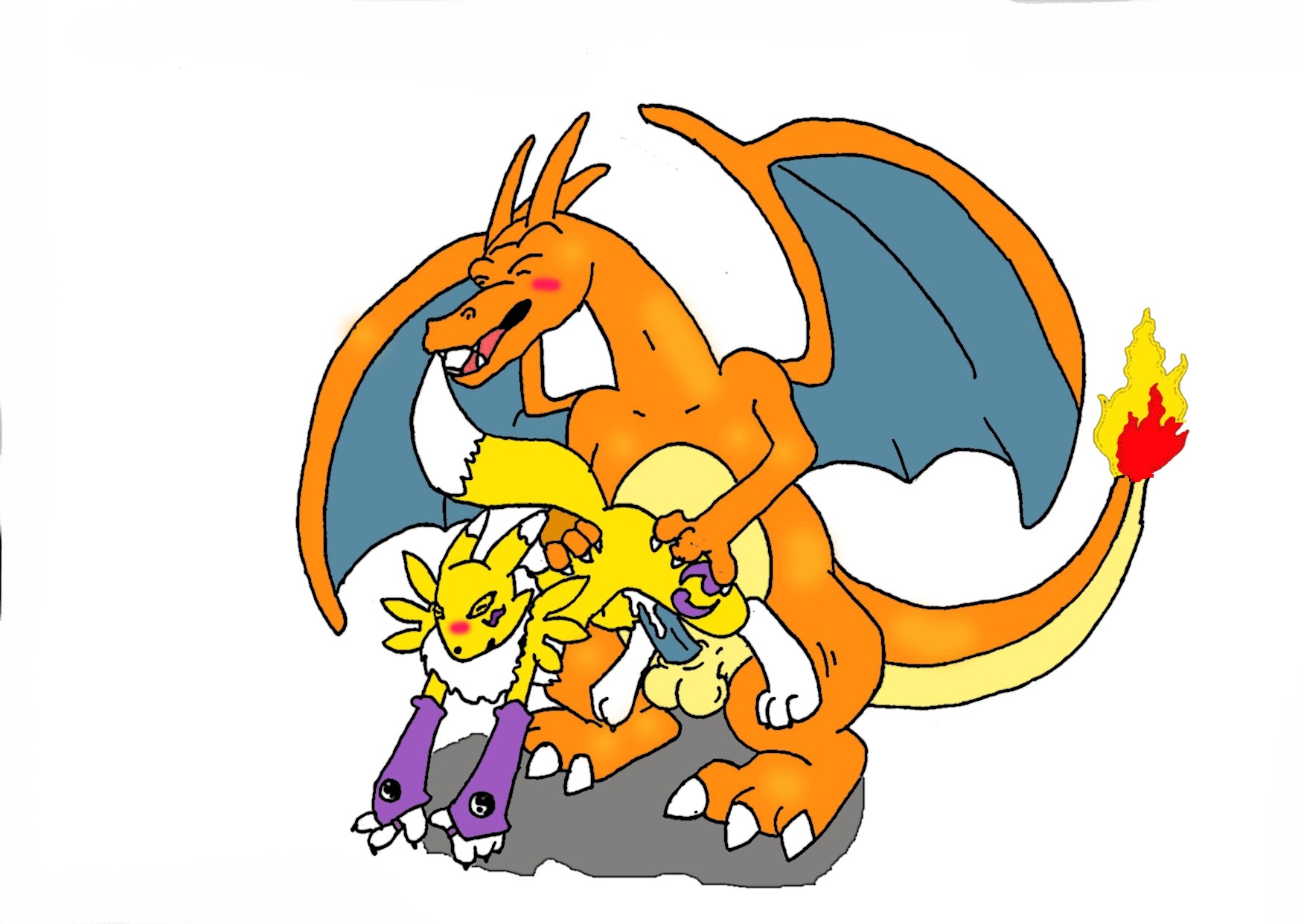anthro anthro_on_feral anthro_penetrated armwear balls bandai_namco bestiality bodily_fluids bridal_gauntlets canid canine charizard chest_tuft clothing crossover cum digimon digimon_(species) dominant dragon duo e621 erection eyes_closed facial_markings female female_on_feral female_penetrated feral feral_penetrating feral_penetrating_anthro feral_penetrating_female fire flaming_tail fur generation_1_pokemon genital_fluids genitals head_markings hi_res interspecies larger_dom larger_male male male/female male_on_anthro male_penetrating male_penetrating_female mammal markings membrane_(anatomy) membranous_wings mostly_nude mythological_creature mythological_scalie mythology nintendo nude orange_body orange_skin penetration penile penile_penetration penis penis_in_vagina pokemon pokemon_(species) pokephilia renamon scalie sex simple_background size_difference smaller_female smaller_penetrated tail tuft unknown_artist vaginal vaginal_penetration white_background white_body white_fur wings yellow_body yellow_fur